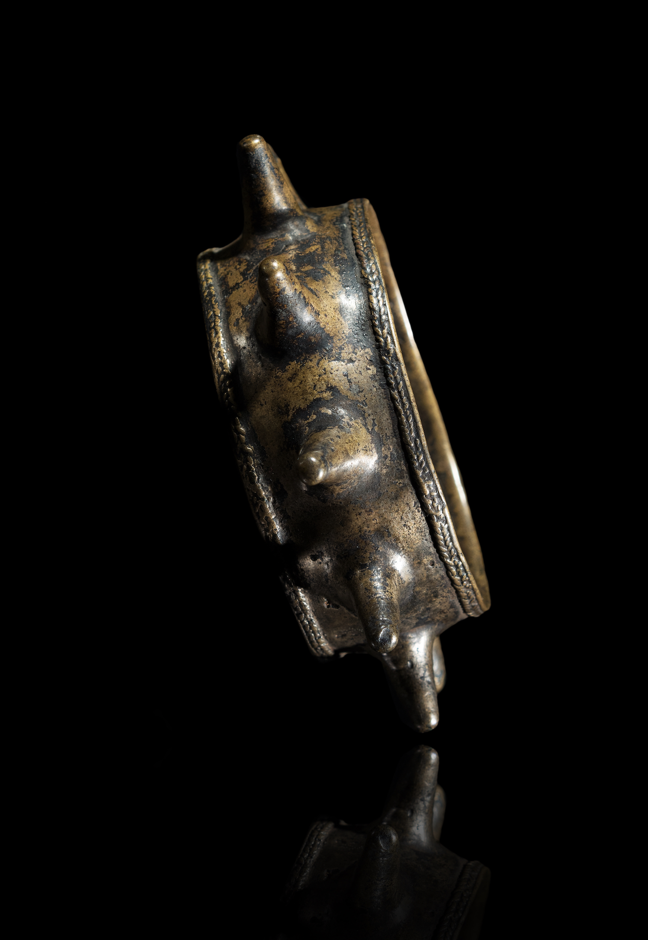 Bronzový náramek Naga Konyak - Domorodé umění, Planeta lidí