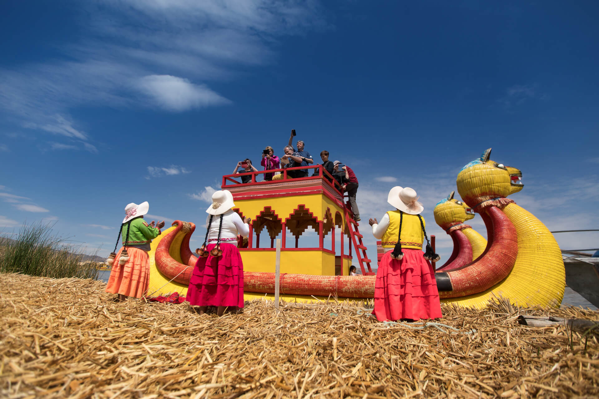 Turistický ruch na jezeře Titicaca - Martina Grmolenská | Planeta lidí