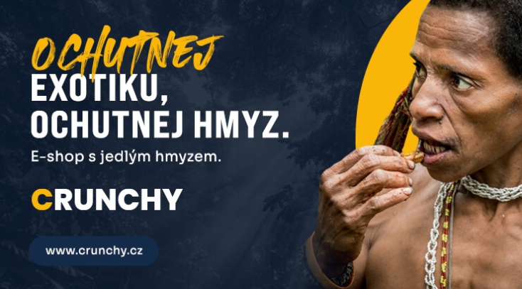 Crunchy - Eshop s jedlým hmyzem | Crunchy.cz