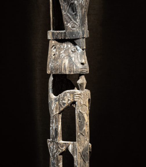 Rituální kůl Mbitoro, Kamoro - Tribal art | Planeta lidí
