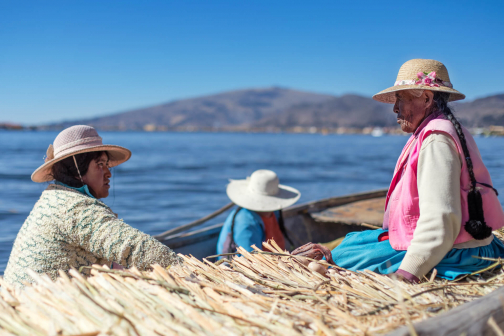 Kmen Uros, jezero Titicaca - Martina Grmolenská | Planeta lidí