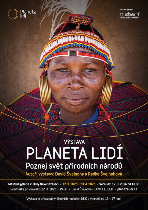 Výstava Planeta lidí v galerii V. Olivy v Novém Strašecí