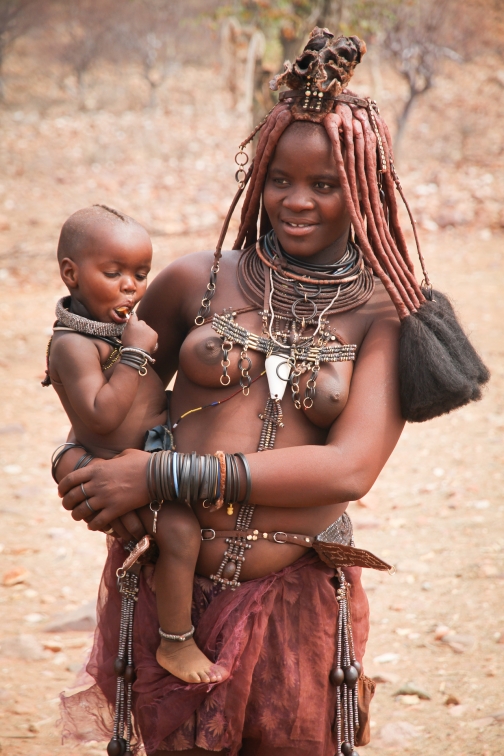Himbové v Okolí Epupa Falls, Namibie - Planeta lidí