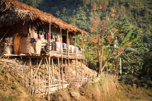 Vesnice v okolí vesnice Longwa, Nagaland - Planeta lidí