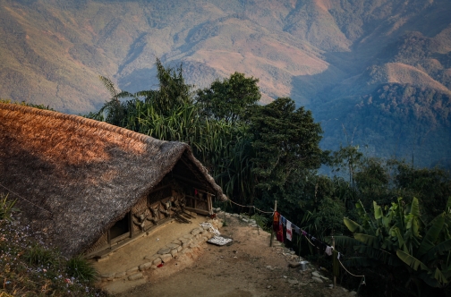 Vesnice Longwa - Nagaland, Indie - Planeta lidí