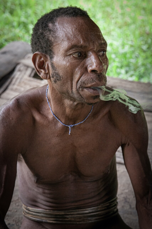 Ve vesnici Korowai, Irian Jaya -  Planeta lidí