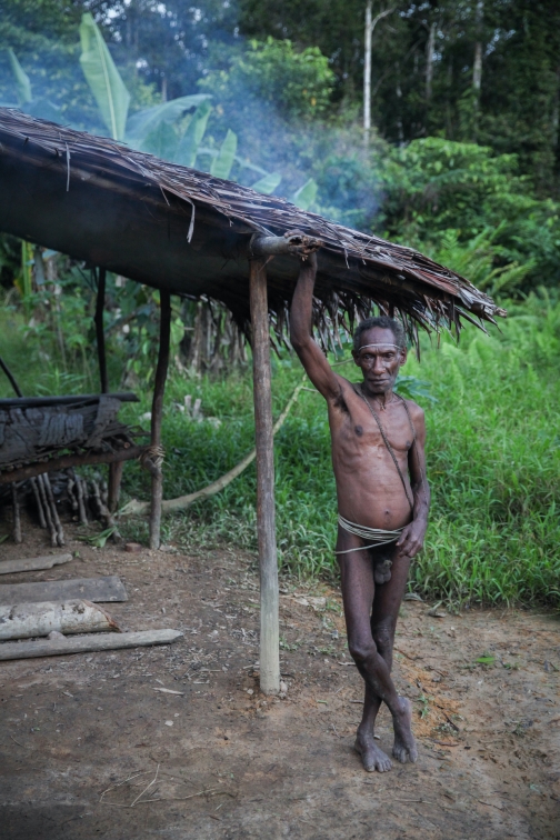 Ve vesnici Korowaiů, Irian Jaya -  Planeta lidí