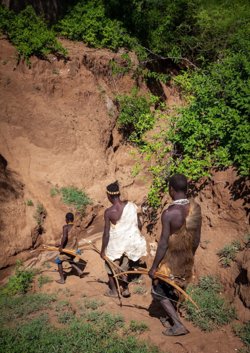 Hadzabe, jezero Eyasi - Tanzanie - Planeta lidí | David Švejnoha