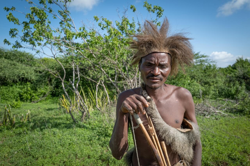Hadzabe, jezero Eyasi - Tanzanie - Planeta lidí | David Švejnoha