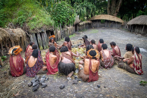 Vesnická zabíjačka, Daniové - Západní Papua - David Švejnoha | Planeta lidí