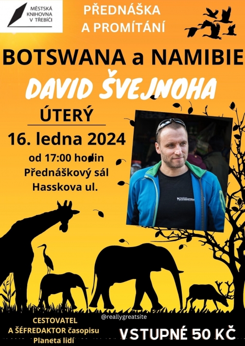 Přednáška Namibie a Botswana - David Švejnoha | Planeta lidí