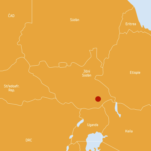 Mapa kmene Larim - Boya Hills | Jižní Súdán | Planeta lidí