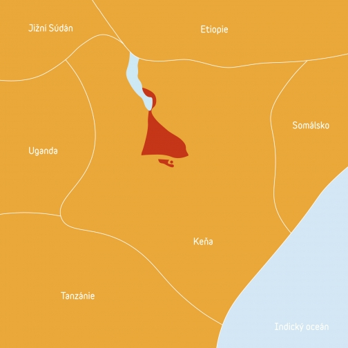 Mapa kmene Samburu - Planeta lidí