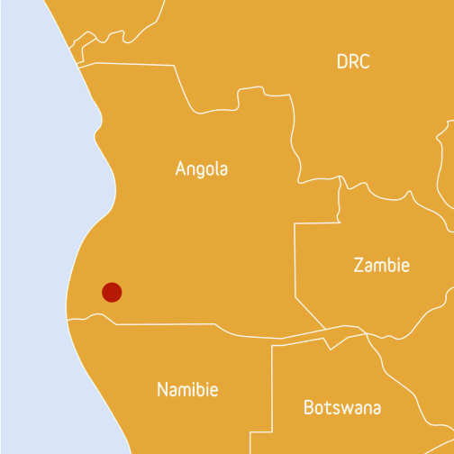 Mapa kmene Tua - Jižní Angola | Planeta lidí