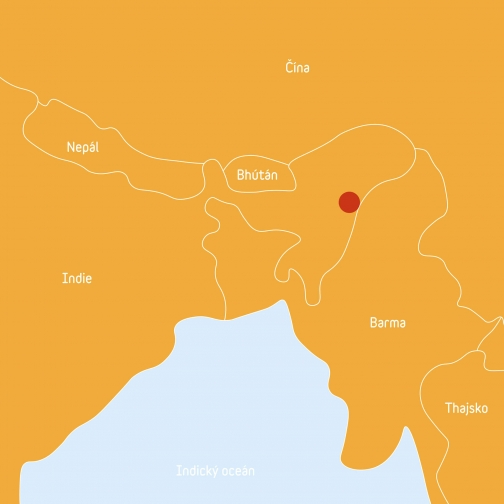 Mapa kmene Naga Konyak - Planeta lidí
