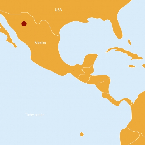 Mapa Tarahumara, Mexiko | Planeta lidí